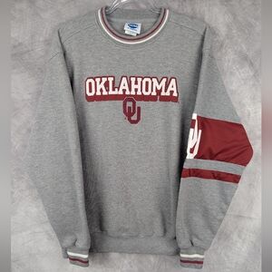 Oklahoma NCAA Medium Vintage Crewneck Sweatshirt Cool Arm Band